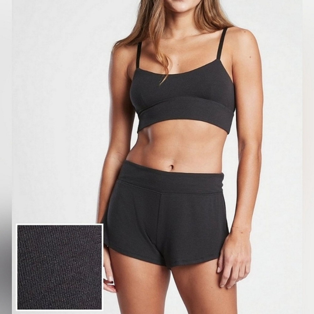 Athleta • Well Rested Soft Modal Rib Sleep Bra Size Small NWT